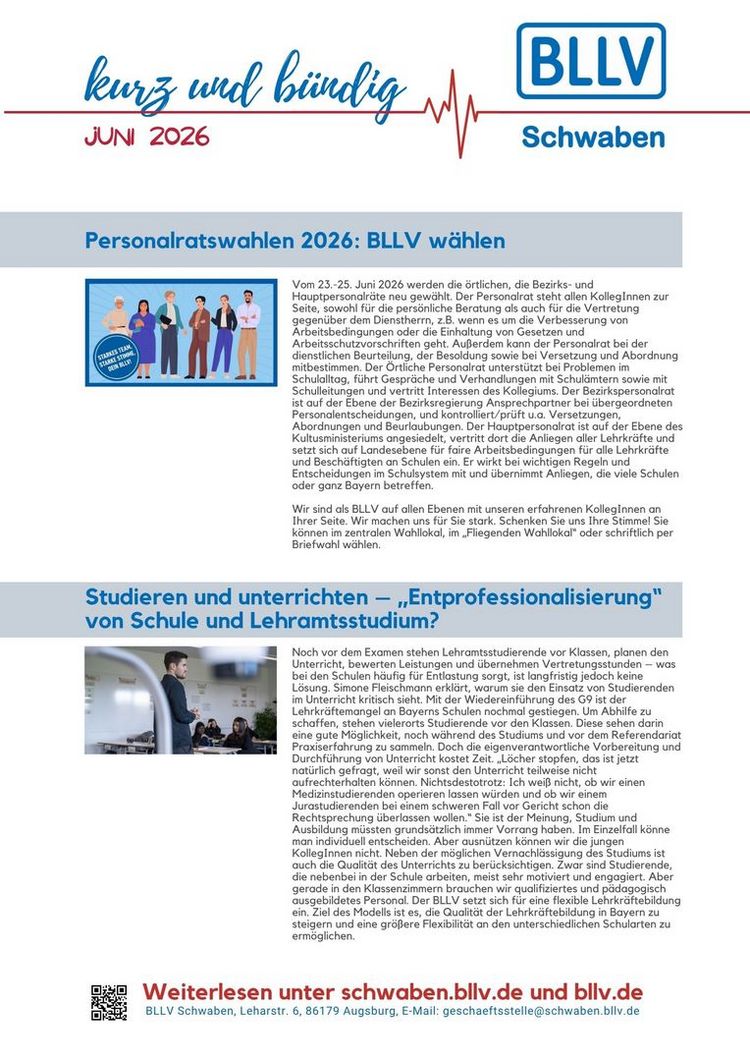 kurz & bündig Juni